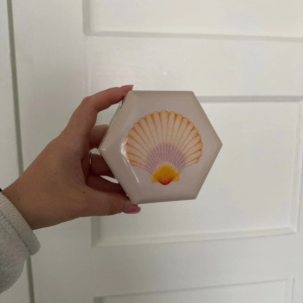 Vintage Seashell Trinket Box